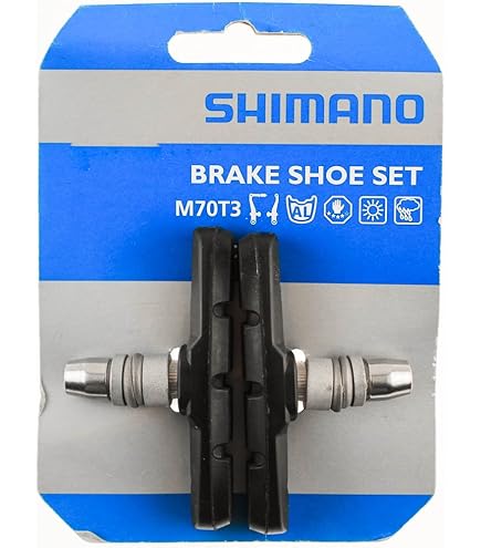 Amazon.com : SHIMANO M70T4 Disc Brake Pad Set, Black/Gray